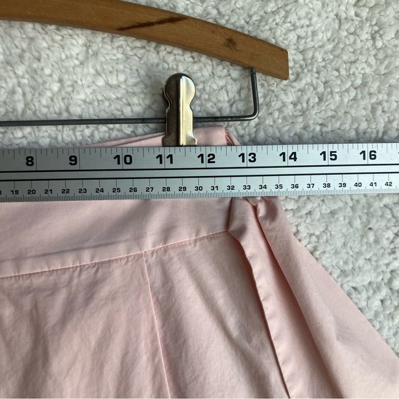 J Crew Women's blush pink high waisted shorts with pleat and bow detail, Sz 00 - Picture 9 of 16